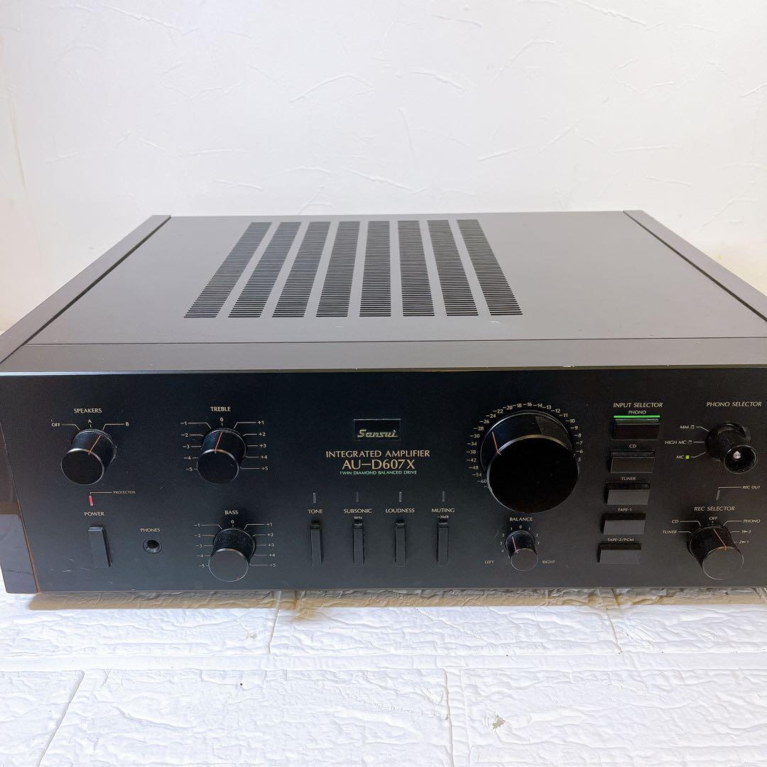 Sansui AU-D607X プリメインアンプ 通電確認のみ