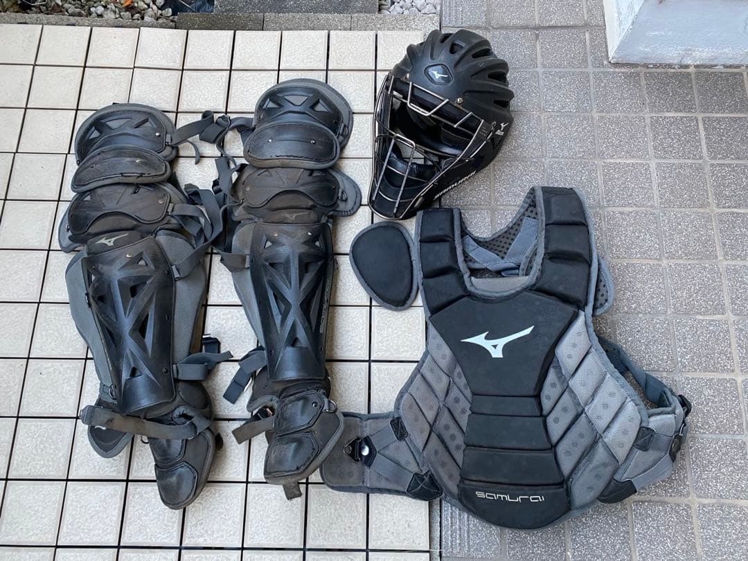 キャッチャー防具一式 (ミズノ)