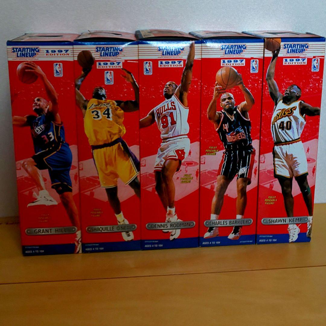 【週末値下げ】NBA スターティングラインナップ 1997 フィギュアセット5点