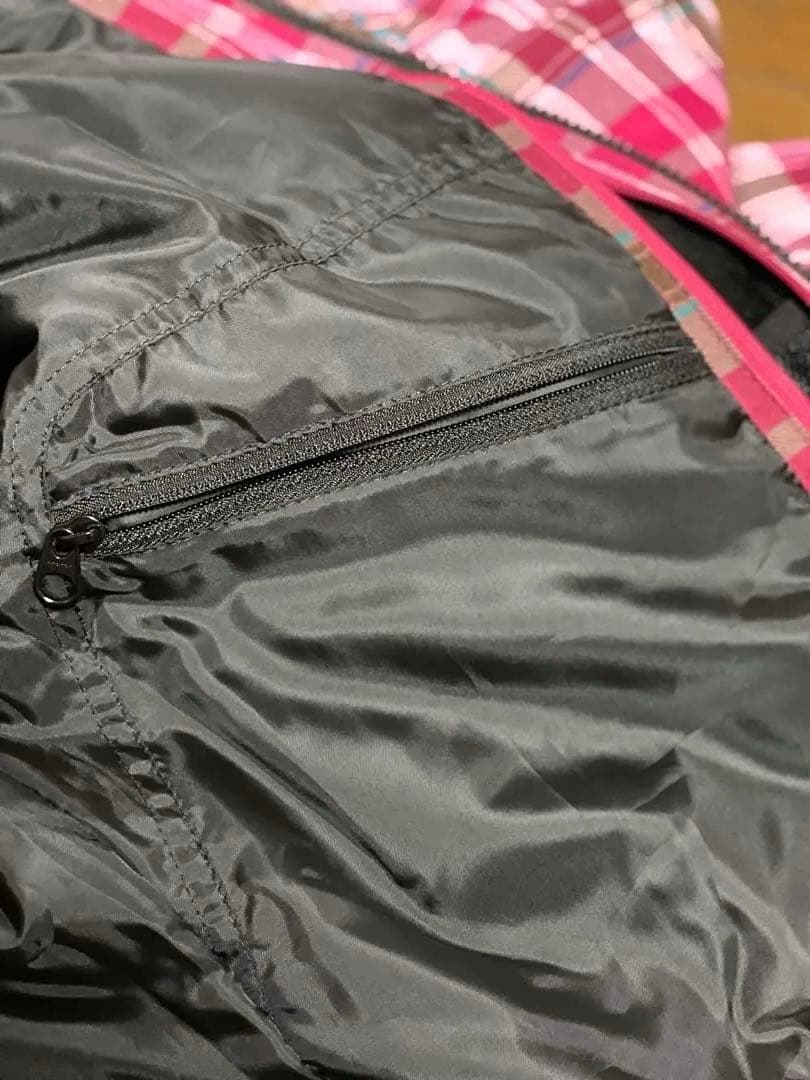 DESCENTE 11号 ピンク チェック スキーウェア