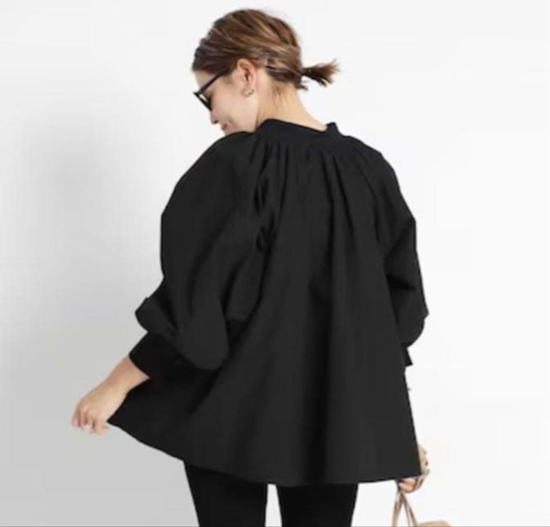 ドゥーズィエムクラス　CELERI セルリ　GATHERED ギャザードブラウス