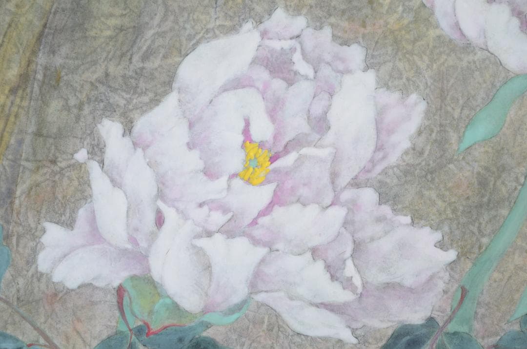 【「わらぼっち(冬牡丹)」 岩絵の具】東山魁夷の流派