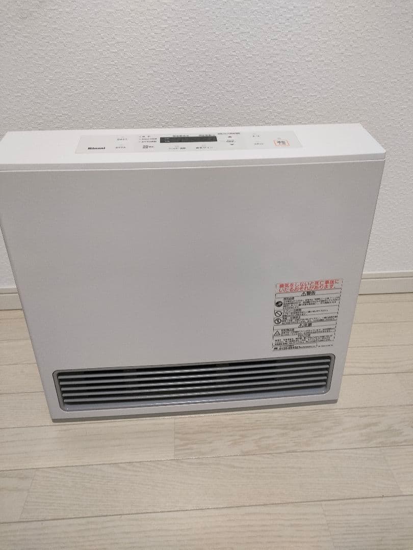 リンナイ　ガスファンヒーター　RC-U5801E LLPガス用　2019年製
