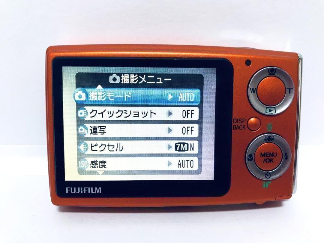 【値下げ歓迎・美品】 FUJIFILM FinePix Z10fd オレンジ
