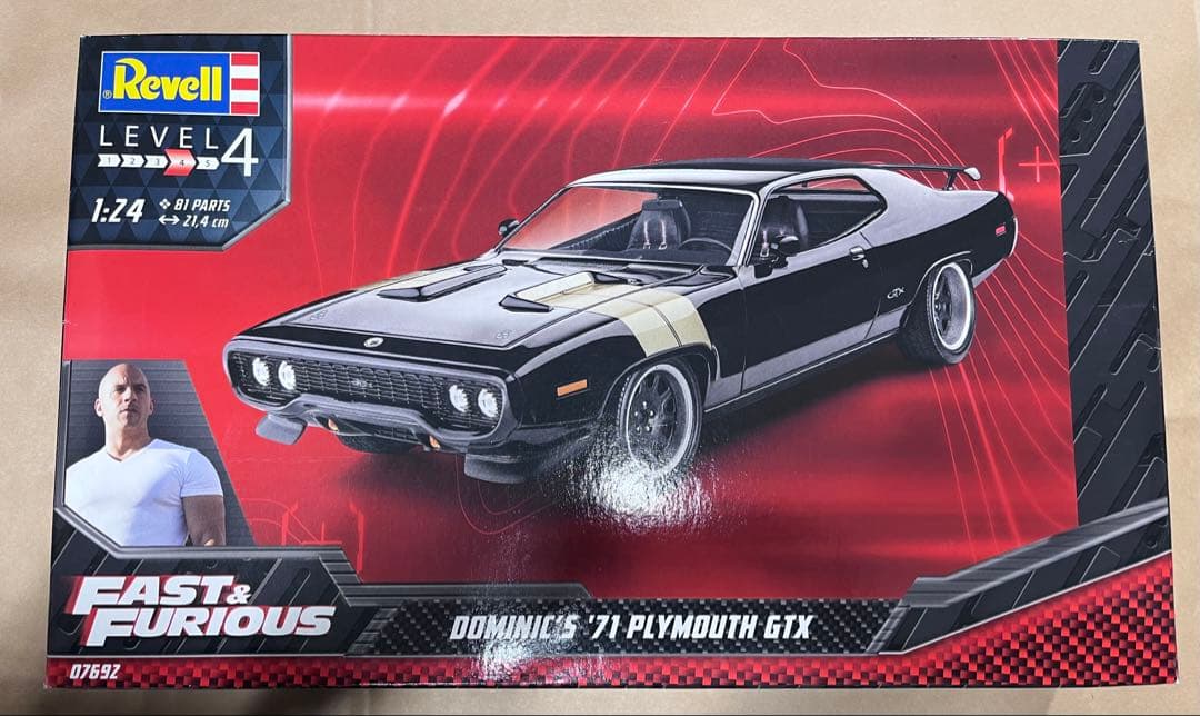 1/24 プリムス GTX ドミニク Fast＆Furious ワイルドスピード