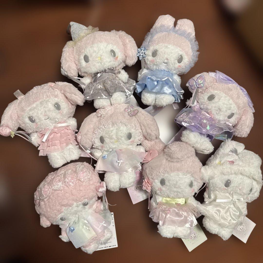 マイメロディ　アニバーサリー　ショップ限定　ぬいぐるみ8種　50周年バースデー