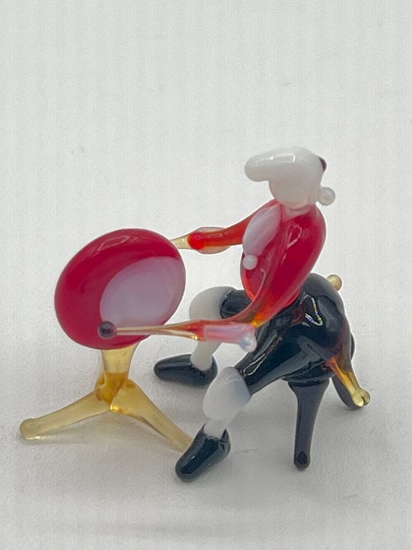 【オーケストラ　ディスプレイ　置物】ピアノコンチェルト　ガラス細工　台湾製　楽器