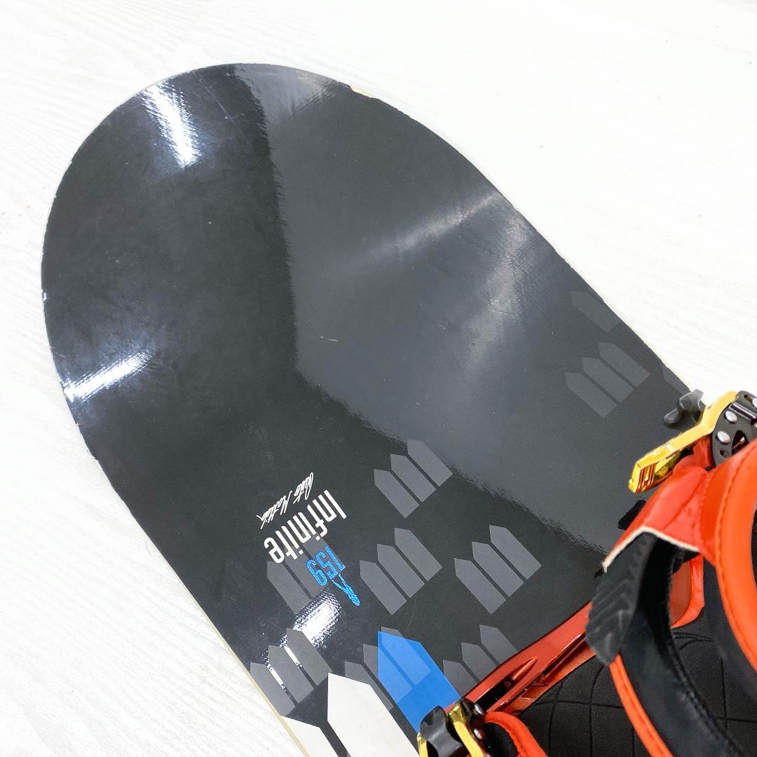 FLOW フロー インフィニティ メンズ スノーボード セット 159 27.5