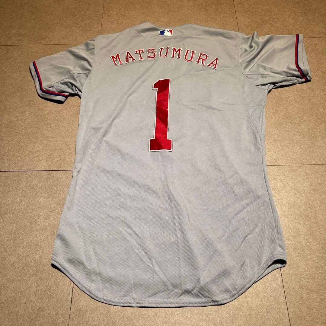 テキサス・レンジャーズ　ユニフォーム　ベースボールシャツ　野球　usa製