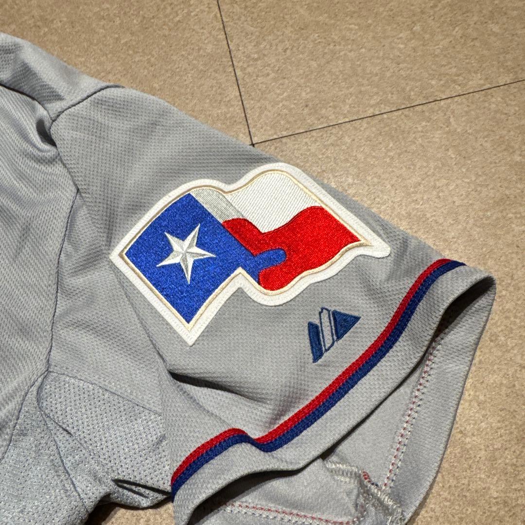 テキサス・レンジャーズ　ユニフォーム　ベースボールシャツ　野球　usa製