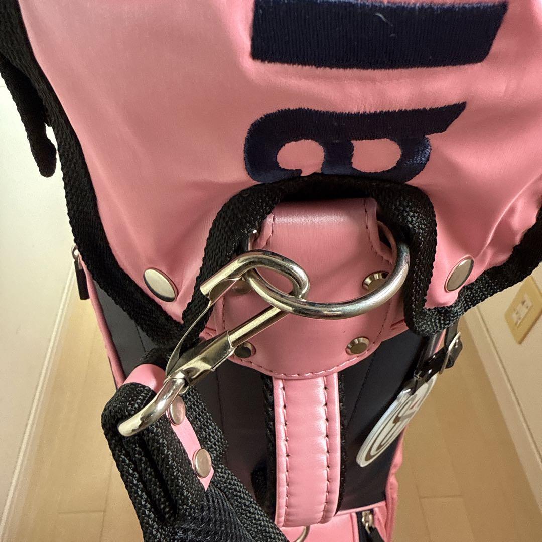 and per se アンパスィ ゴルフ キャディバッグ９型【ピンク】超美品！