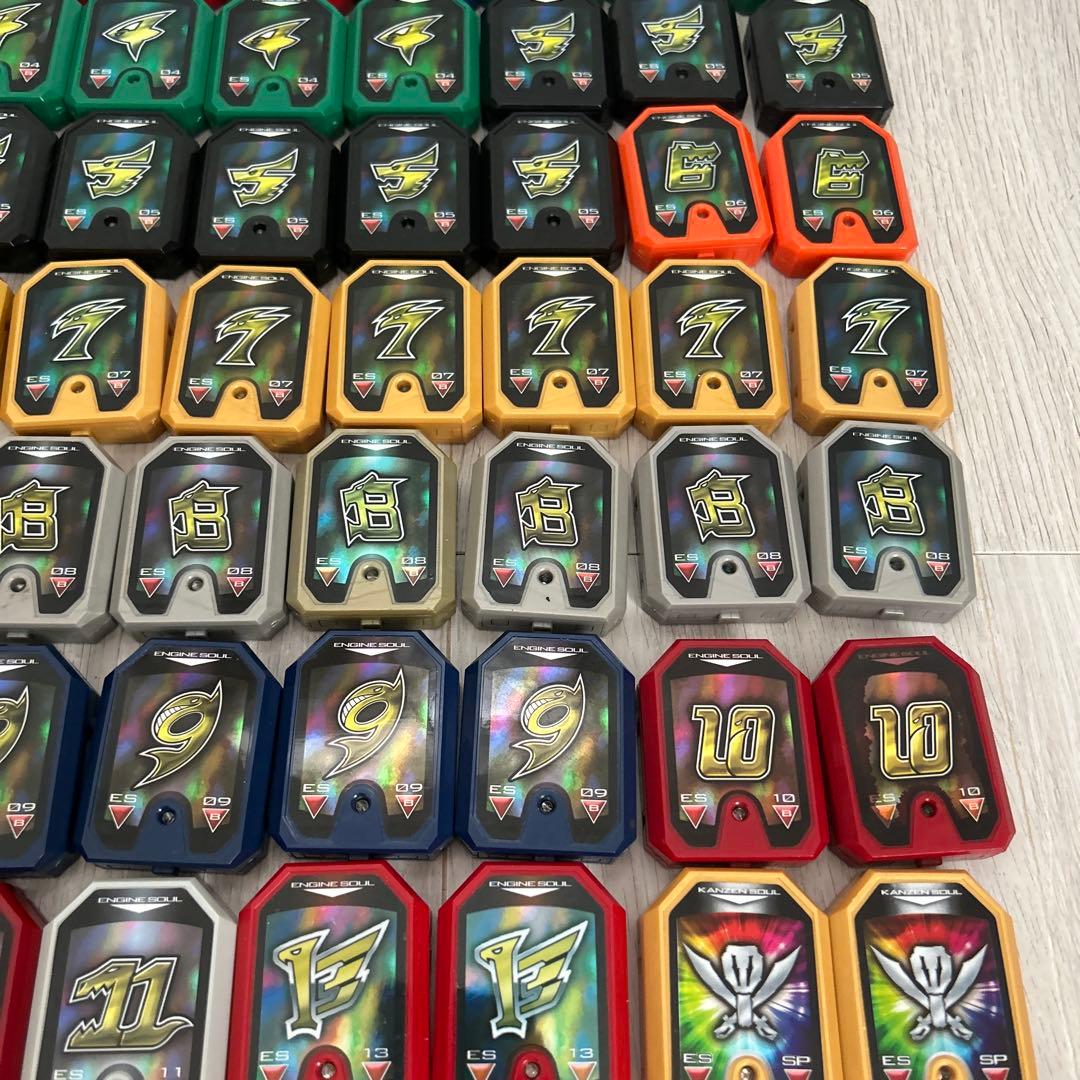 【人気戦隊】炎神戦隊ゴーオンジャー　炎神ソウル大量まとめ売りセット　77個　レア