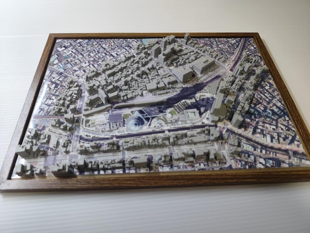 m*5様 東京スカイツリー　押上　３D都市データを活用した都市模型(スカイツリー