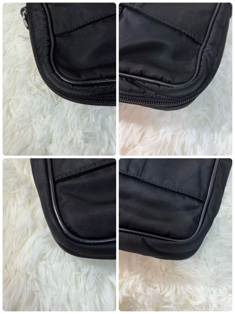 【✨美品✨】プラダ 三角ロゴ ブリーフケース PCケース ナイロン ブラック