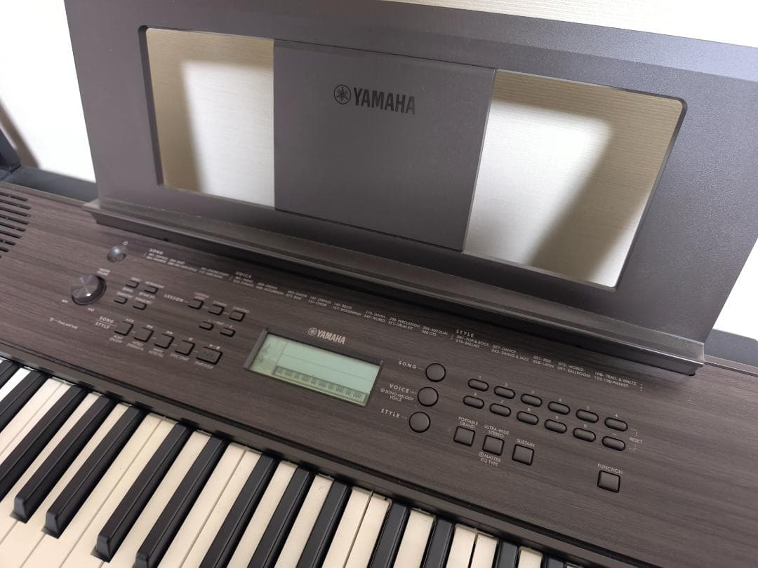 YAMAHA 電子キーボード PSR-E360DW ダークウォルナット 61鍵