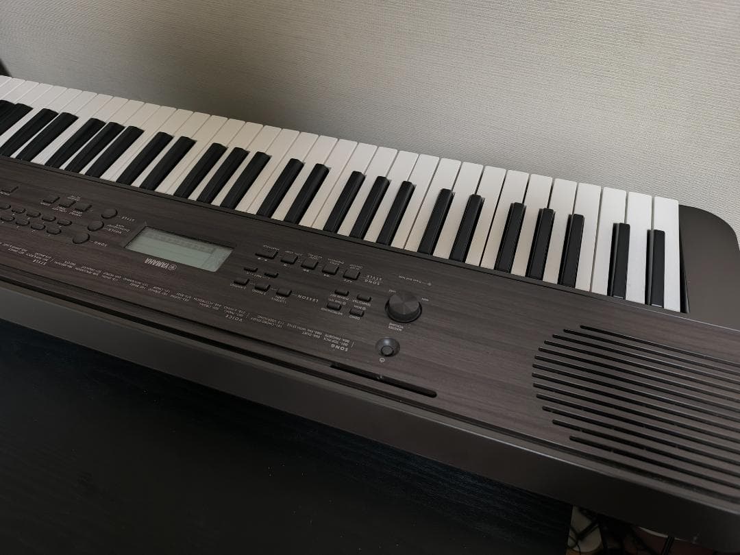 YAMAHA 電子キーボード PSR-E360DW ダークウォルナット 61鍵