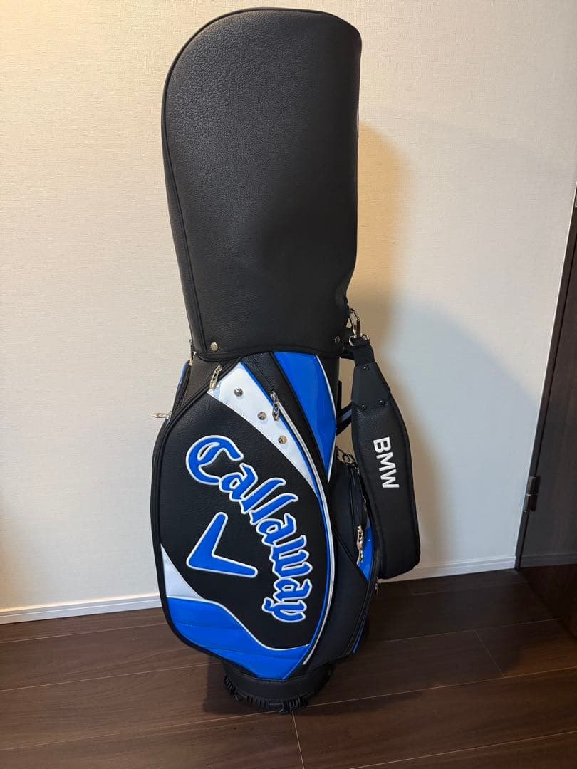 コラボ キャディバッグ/ブラック×ブルー系 Callaway 未使用