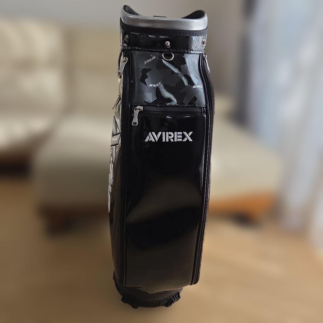 【完売品】アヴィレックス キャディバッグ ブラック ヘッドカバー セット