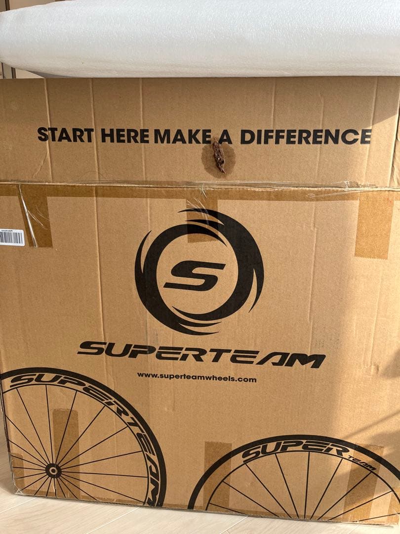 SUPERTEAMカーボンホイールContinental GP5000 装着済