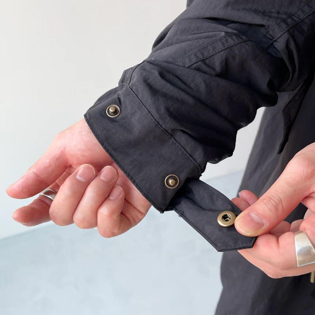 natto ハイクオリティ ミリタリーモッズコート / ブラック