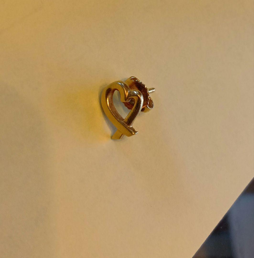 ティファニー　ピアス　オープンハート　片耳