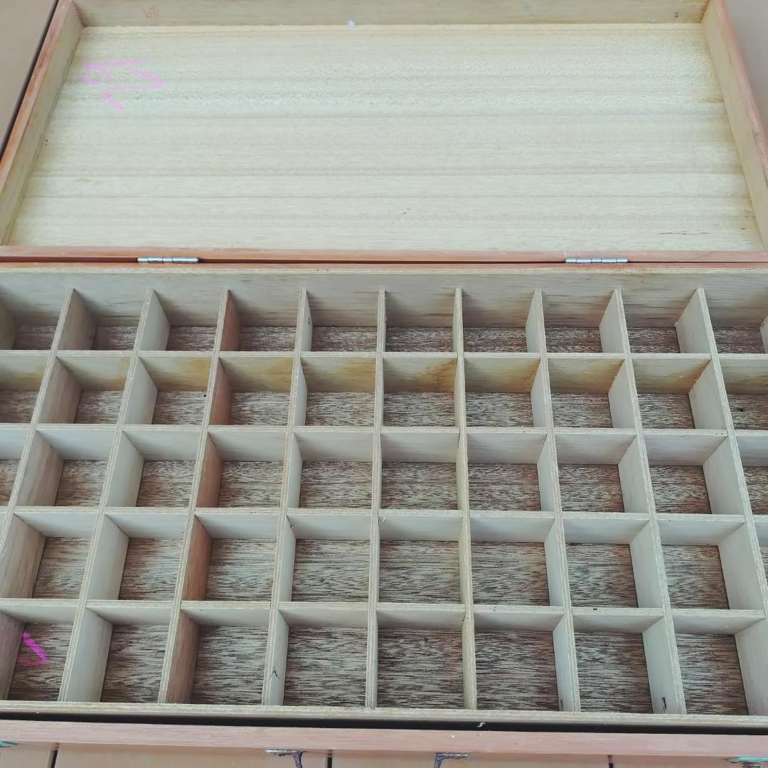 （昭和レトロ）サッポロビール　リボンシトロエン　木製ケース　仕切り板付き