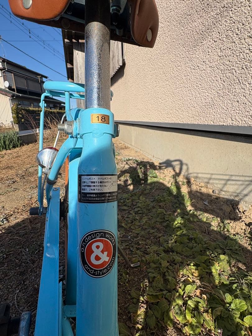 直接引き取りのみ！a.n.design works自転車　18インチ