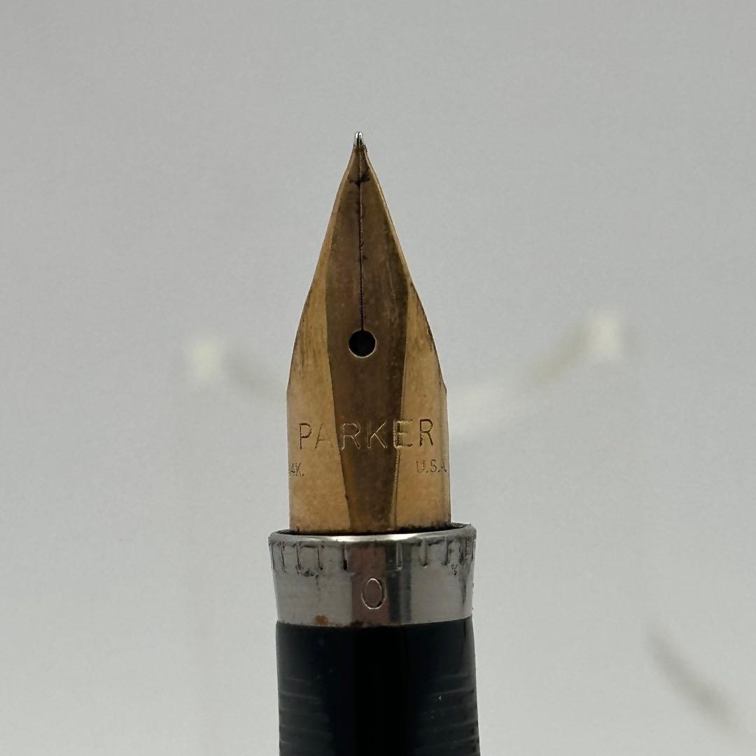 PARKER パーカー 万年筆 スターリングシルバー 14k 1418