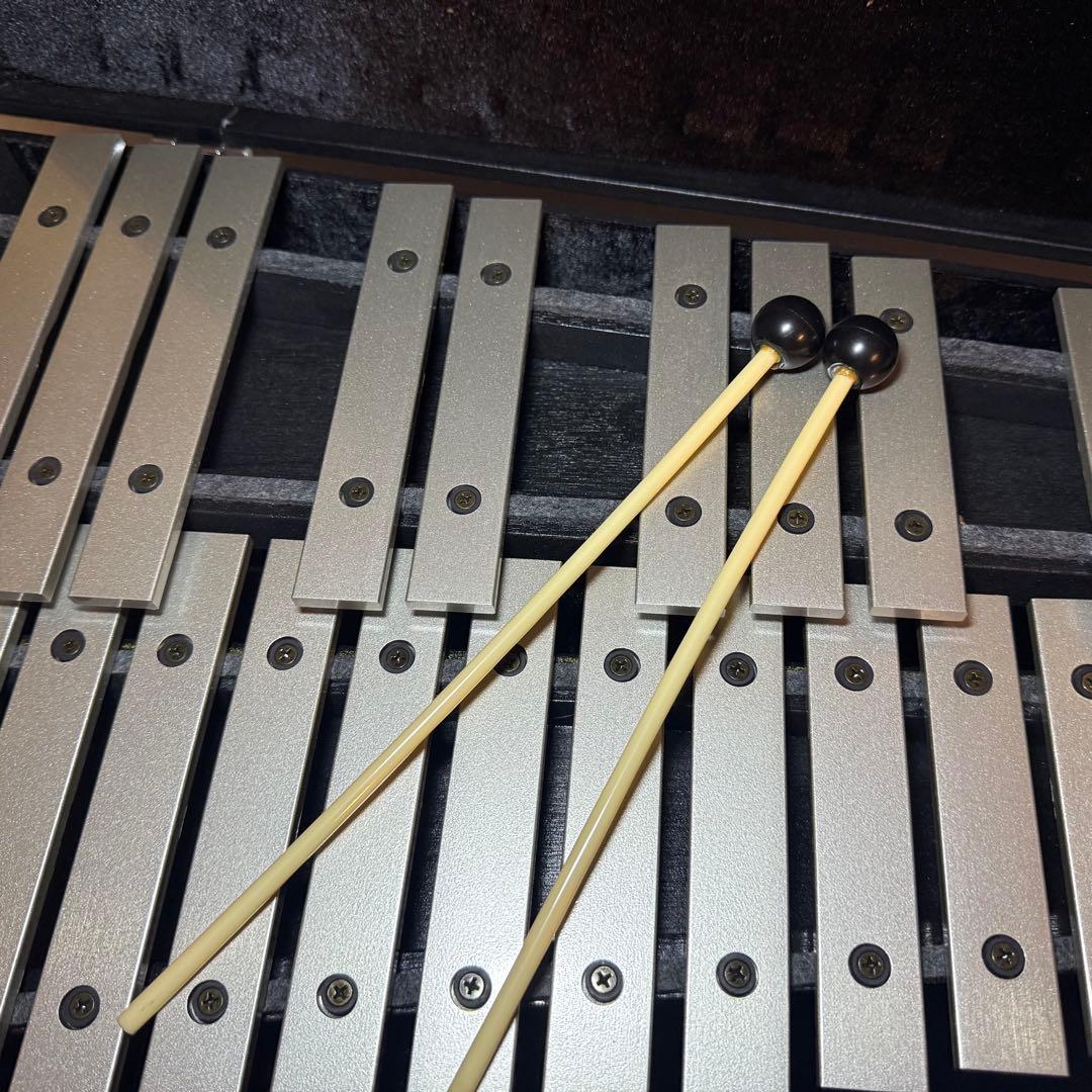 KOROGI glockden 鉄琴 シルバー ケース付き