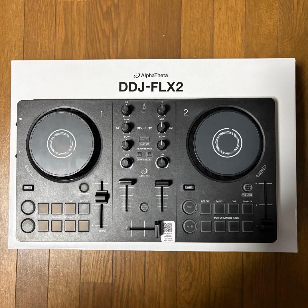AlphaTheta コンパクト 2ch DJコントローラー ddj-flx2