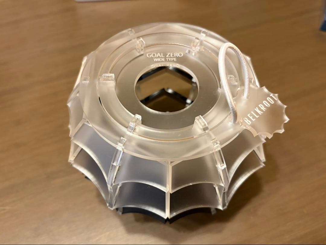 ベルクロートボタンブラックアイス