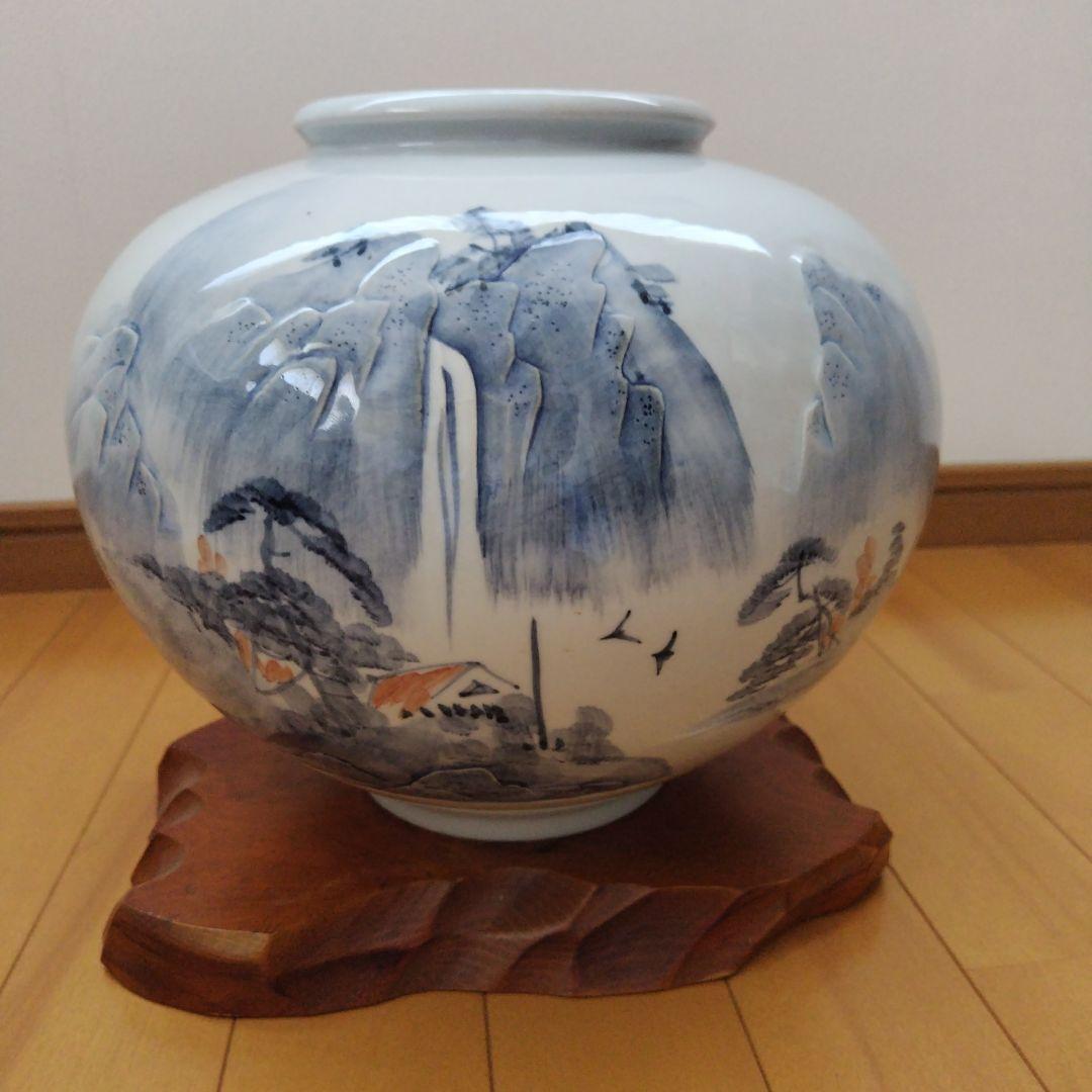 陶器製　花瓶　渤海