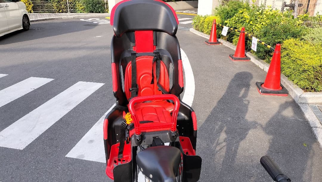 ★引取のみ対応 さいたま市西区 ママチャリ、チャイルドシート付き 6段変速自転車