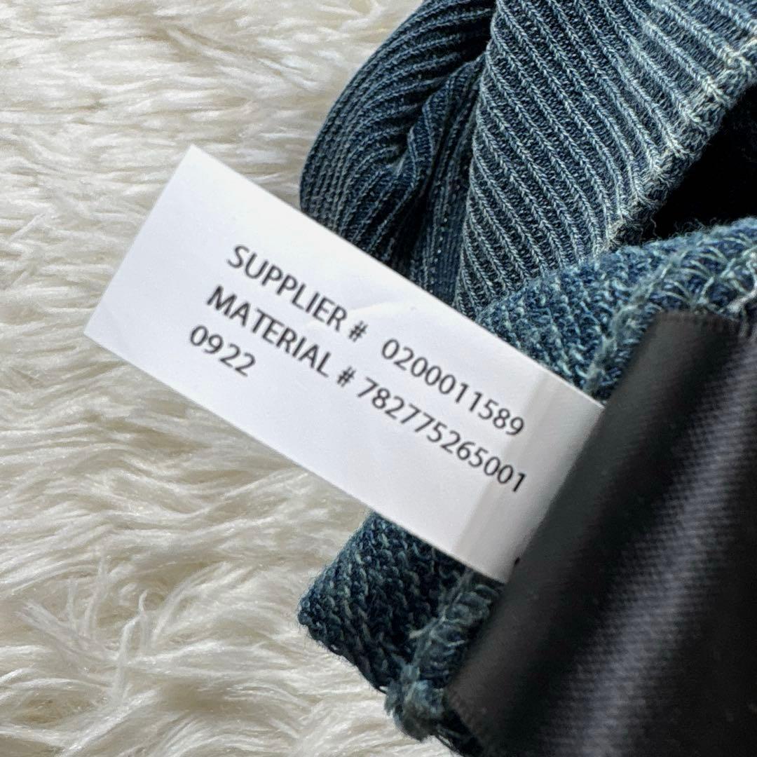 ✨希少・美品✨ダブルアールエル　スウェット　リバースウィーブ　インディゴ染　両Ｖ