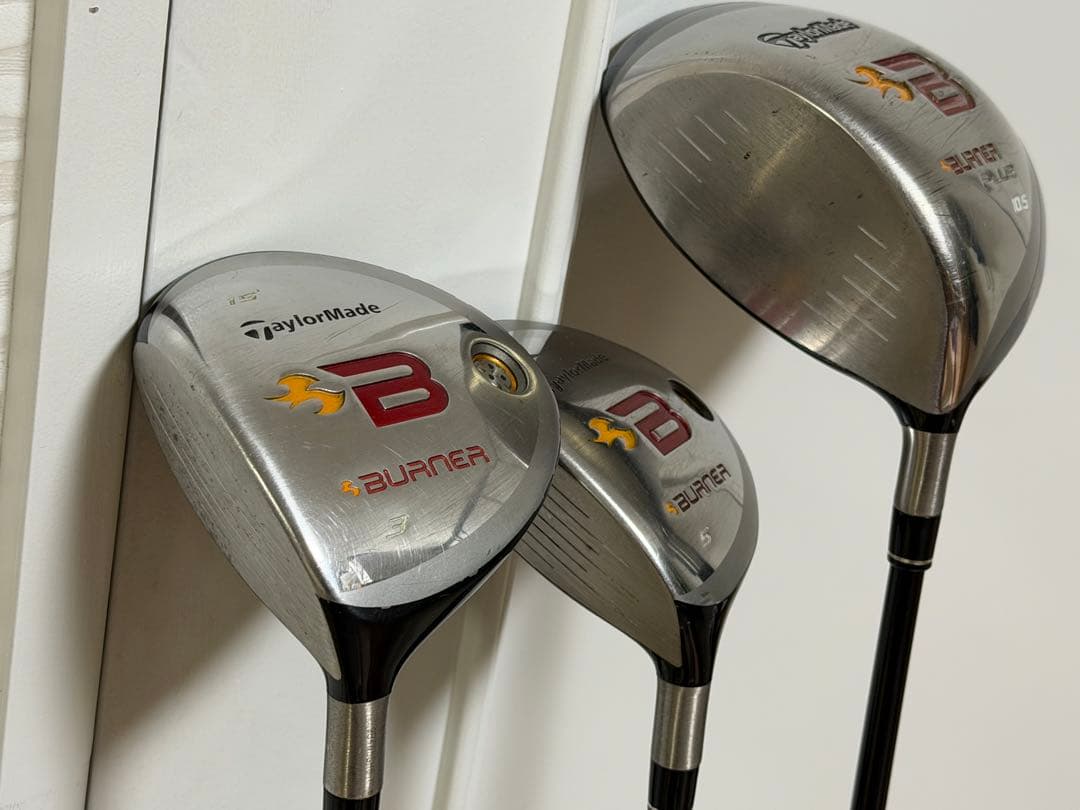 ＜レフティー＞TaylorMade Burner （ウッド3本セット)