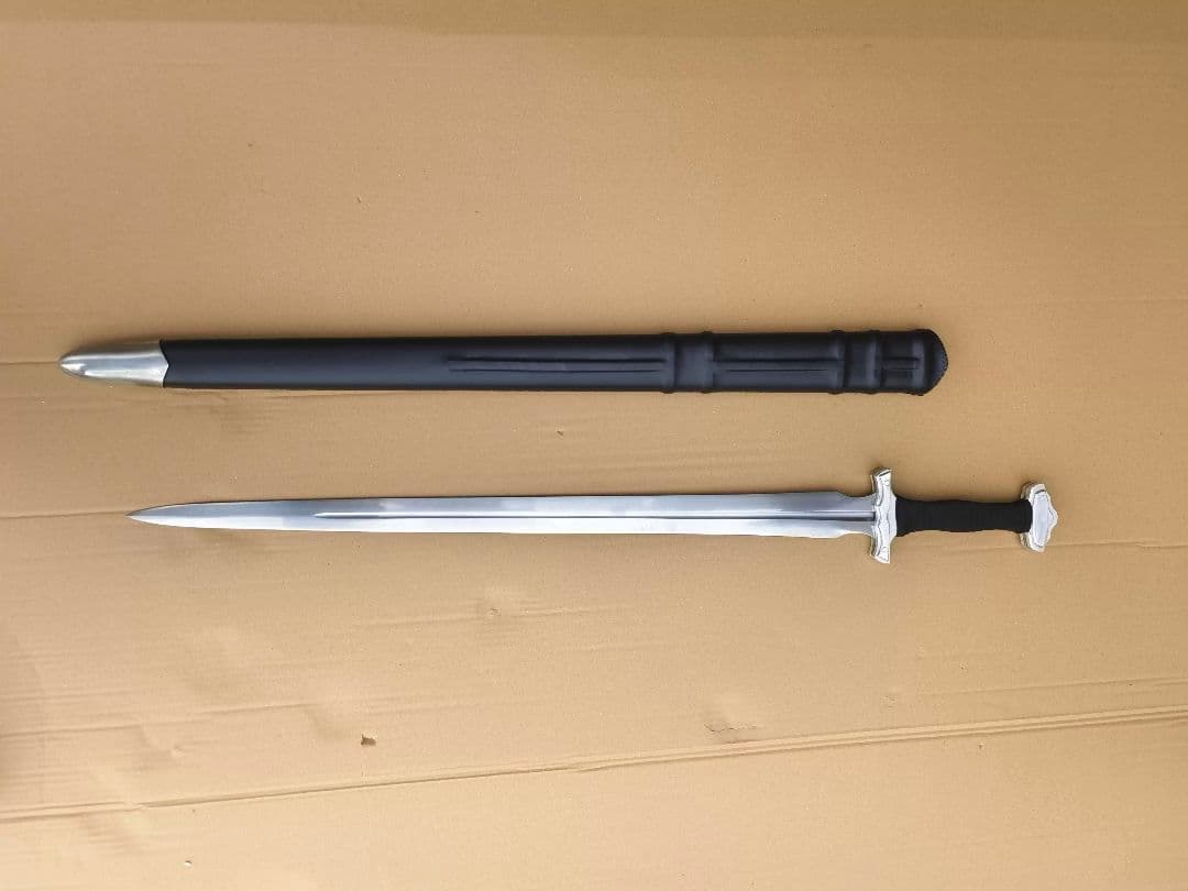 銀魂 バイキングの剣 古兵器 武具 手鍛造打 西洋剣 長剣【希少】高級 鑑賞用