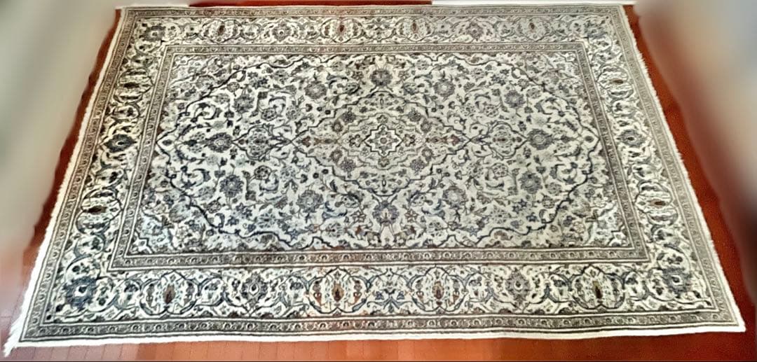 ペルシャ絨毯　カシャンウール　大判　325×197