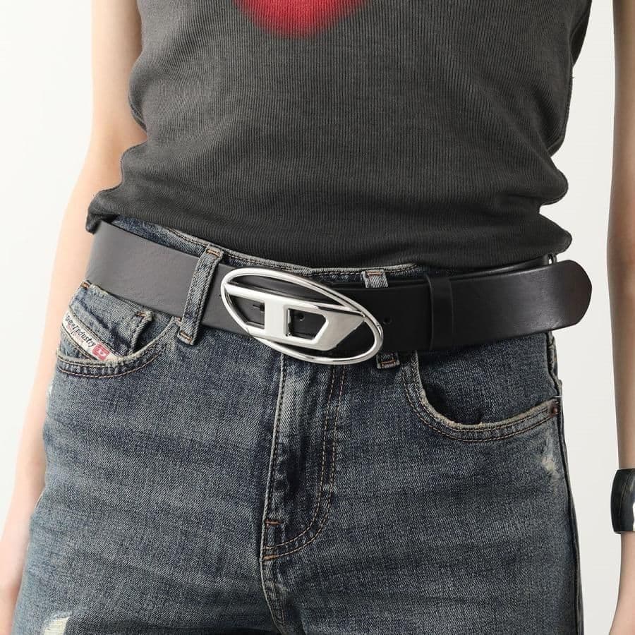 DIESEL ディーゼル ベルト ブラック 80サイズ X08727pr666
