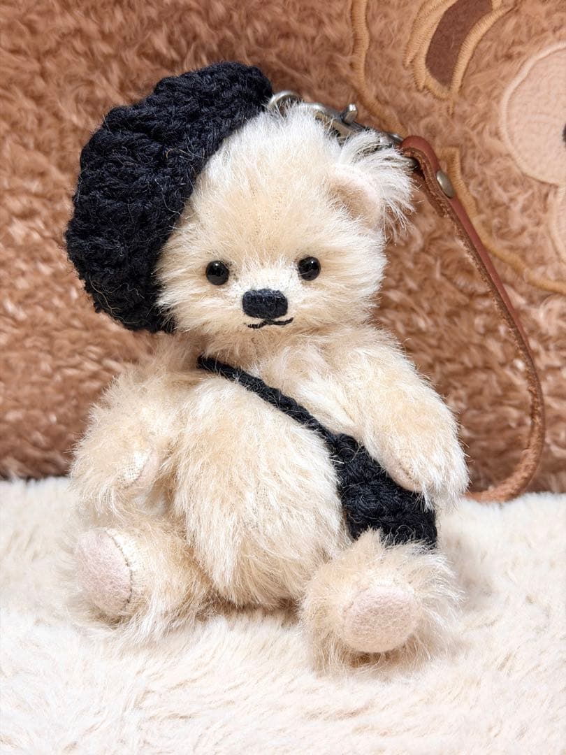 作家様 テディベア バッグチャーム キーホルダー