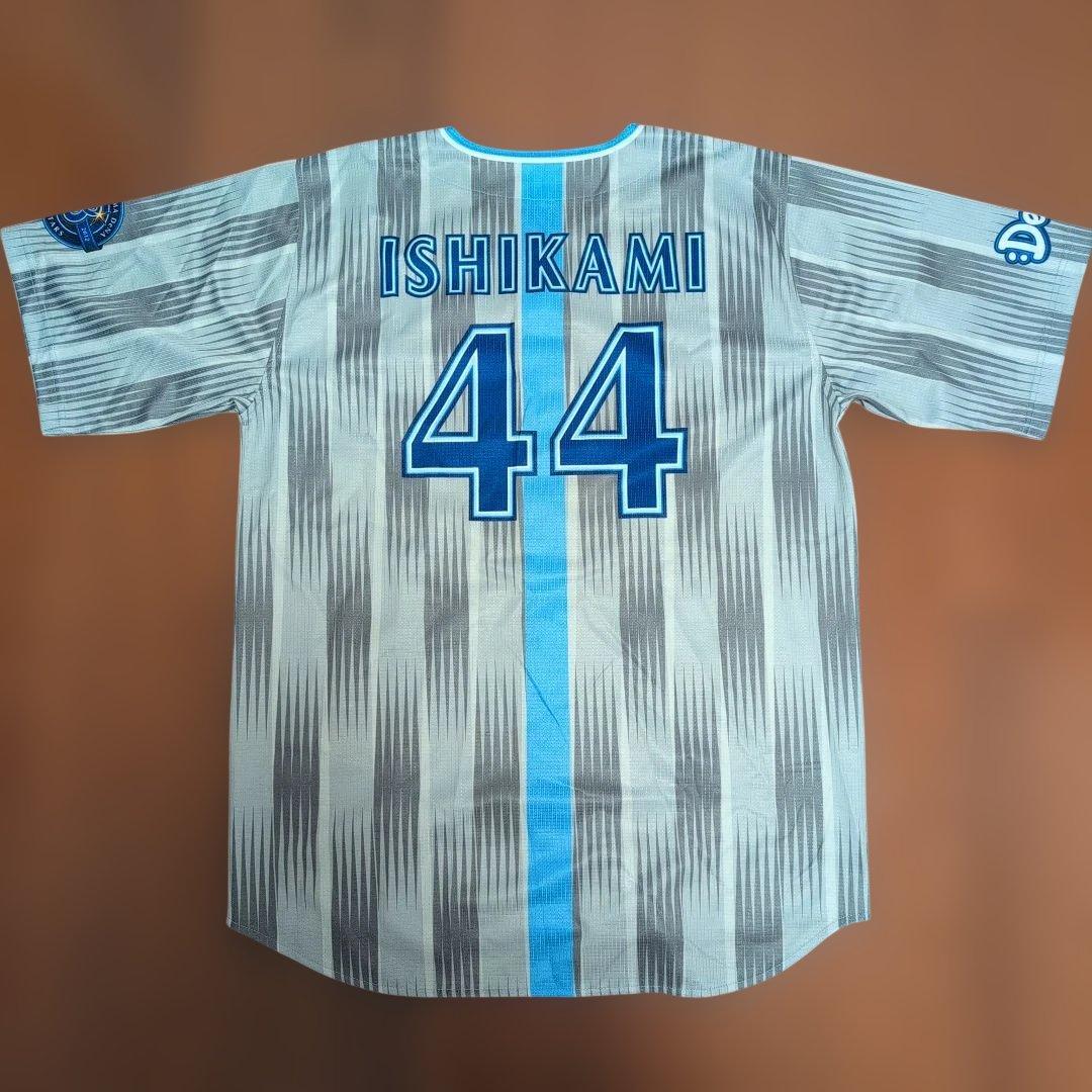 横浜DeNAベイスターズ　石上泰輝　交流戦ユニフォーム　ビジター　Oサイズ