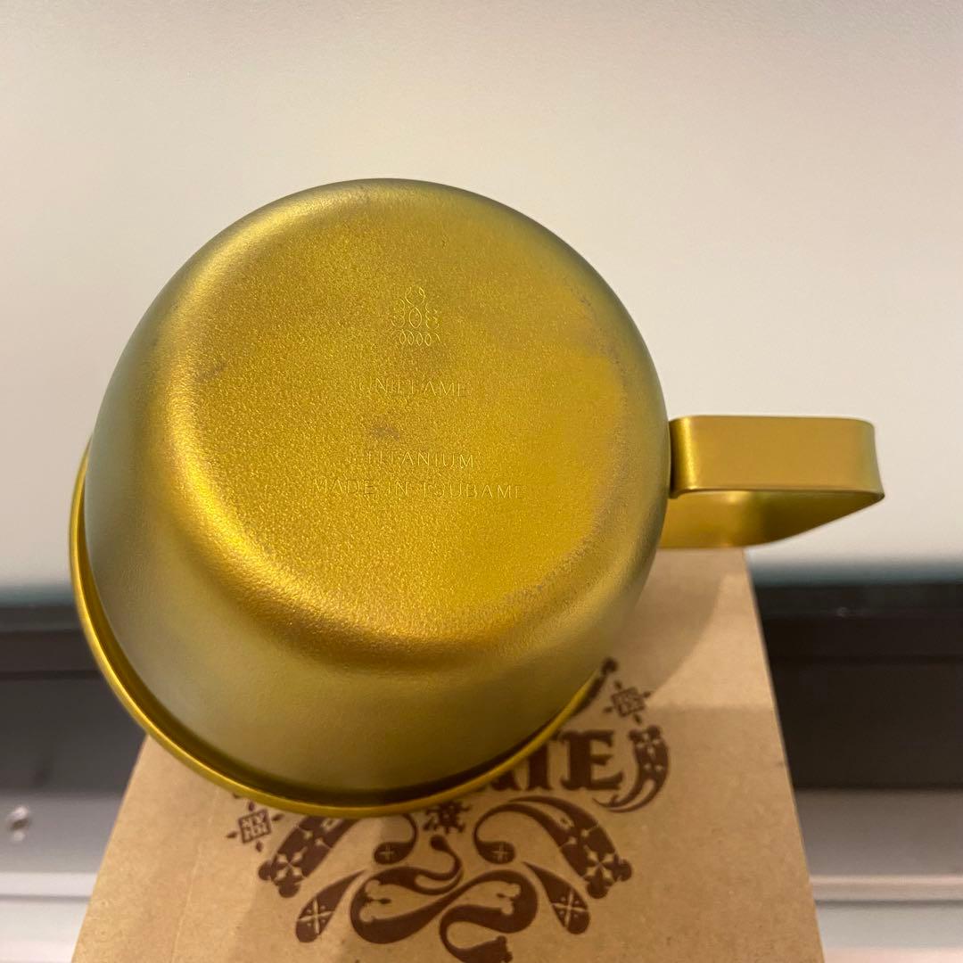 【新品】NODATE Mug 会津塗 漆器 ユニフレーム　チタンカラーマグ