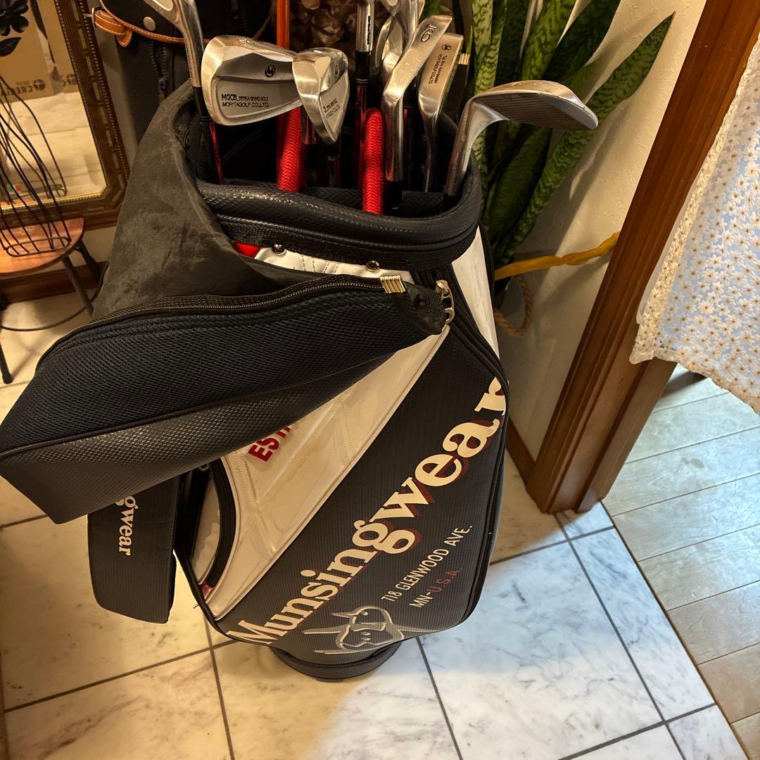 森田ゴルフセットおまけMunsingwearキャディーバッグ