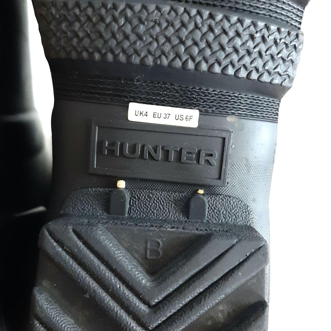 【未使用同様】HUNTER　ハンター　レインブーツ　37　MJ34