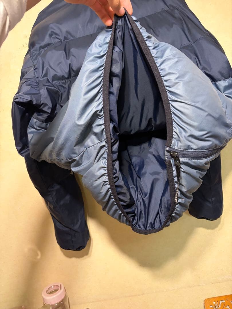 PALACE ダウンジャケット ネイビー アノラック パファージャケット