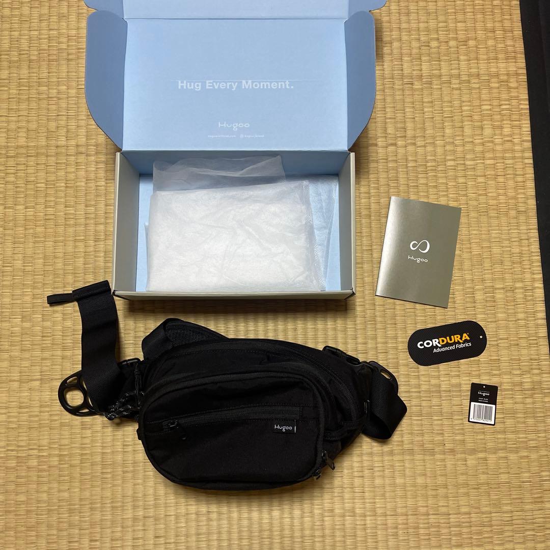 Hugoo ハグー　ヒップシート　ショルダーバッグ　抱っこ紐 スリング 2WAY
