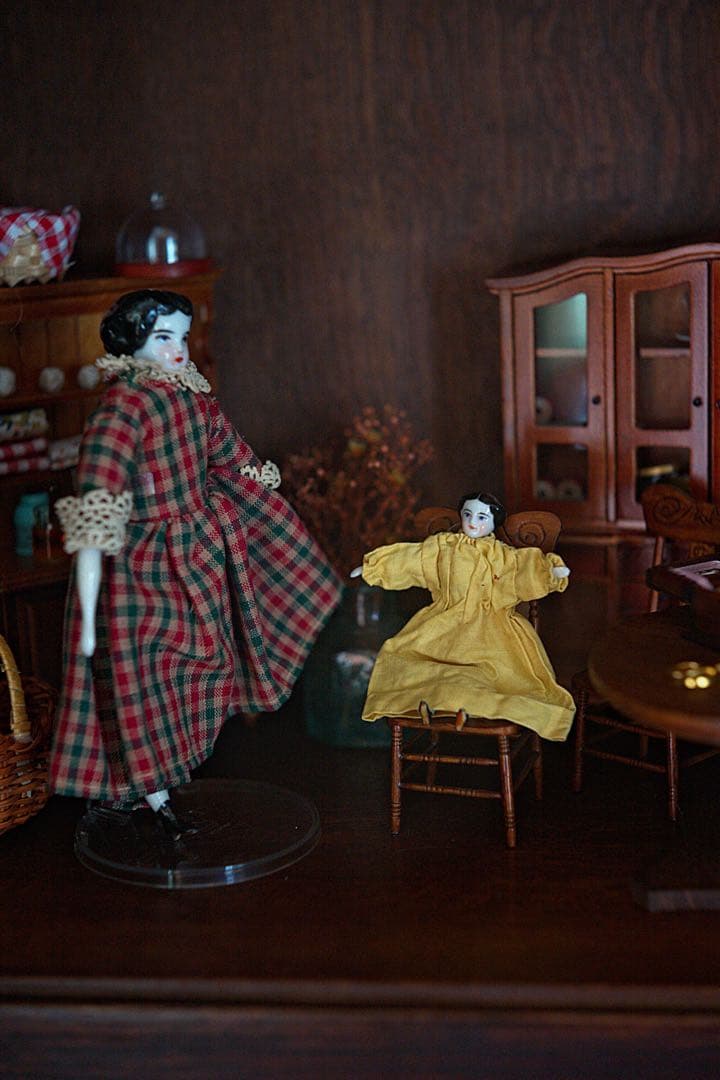 リ*カ様 アンティーク チャイナヘッドドール ミニョネット ミニチュア ブライス