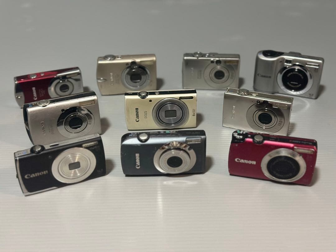 (Canon) 10台 デジカメラ まとめ【動作未確認ジャンク扱】②