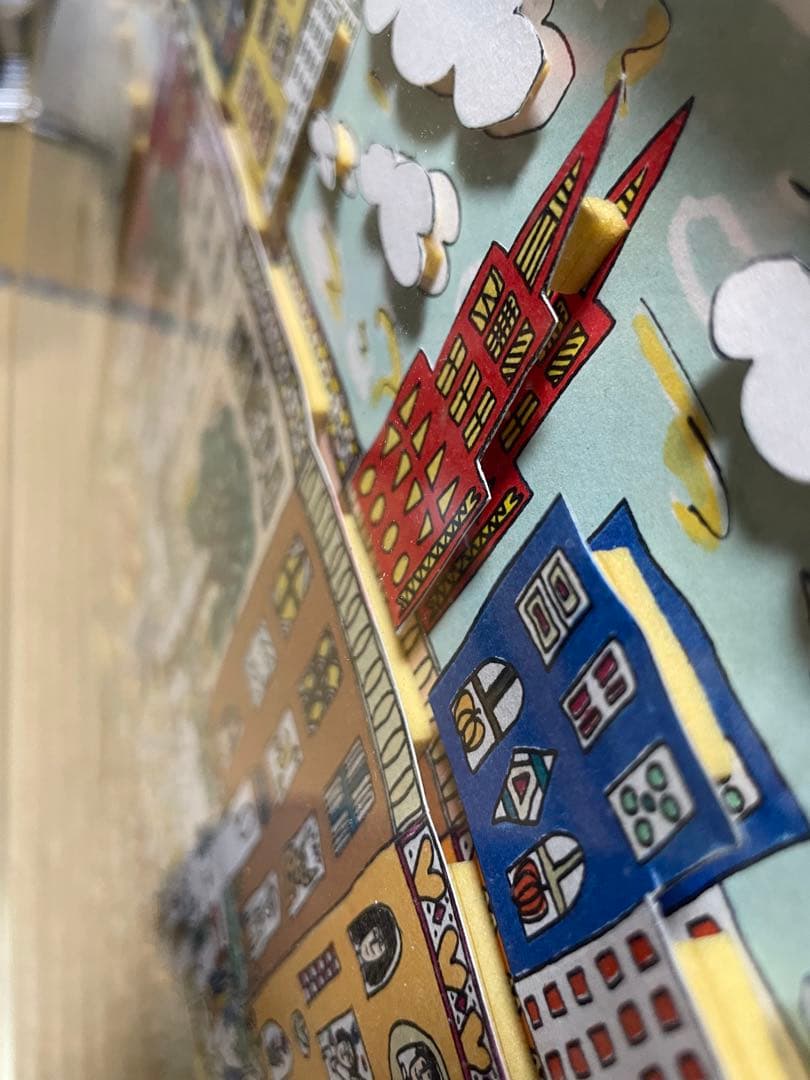 James Rizzi ジェームス•リジィ　3D シルク　アート