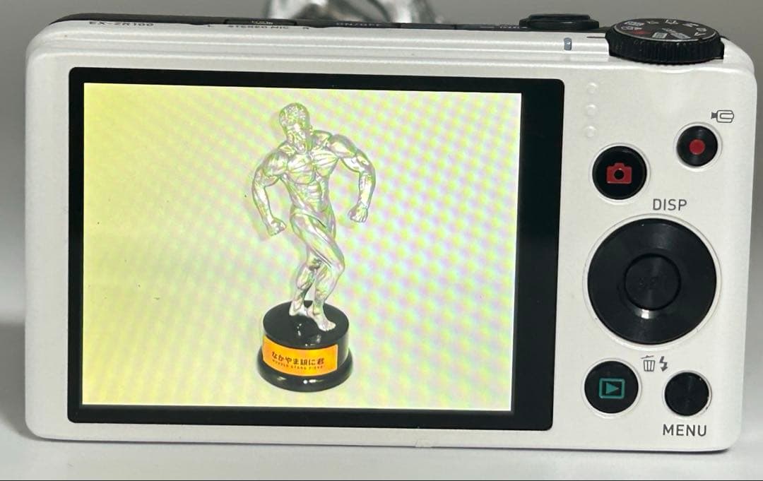 訳アリ品　CASIO コンパクトデジタルカメラ　EX-ZR100 ホワイト