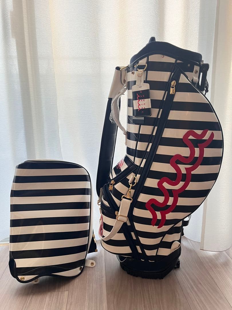 muta ムータ ボーダー　スタンド　ゴルフ　キャディバッグ　新品　ムータマリン